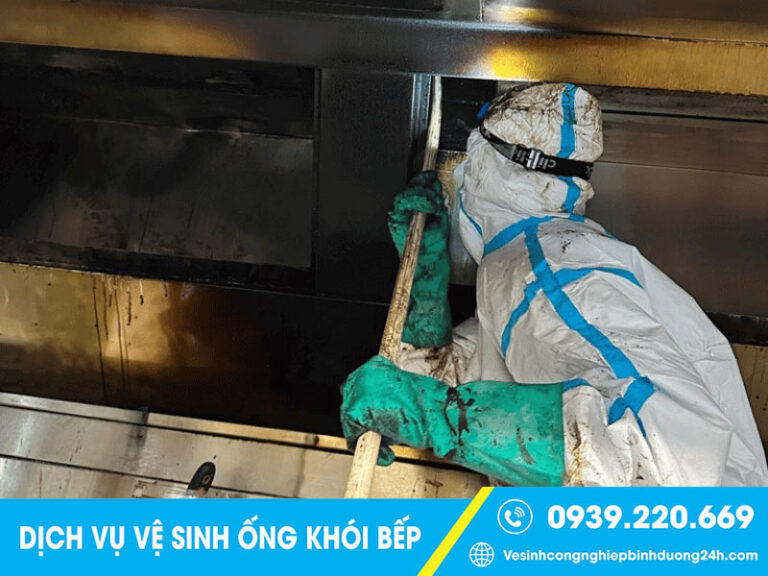 Clean Up vệ sinh ống khói bếp sạch triệt để, giá rẻ