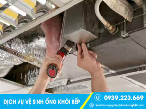 Clean Up - Dịch vụ vệ sinh ống khói bếp Bình Thạnh giá rẻ
