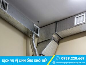 Dịch vụ vệ sinh hệ thống ống bếp giá rẻ tại Hóc Môn
