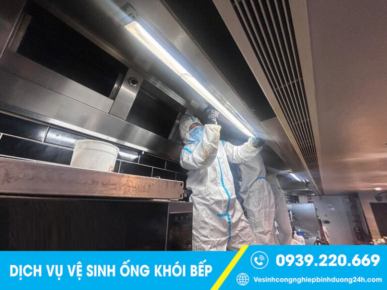 Quy trình vệ sinh ống khói được Clean Up triển khai cẩn thận từng bước