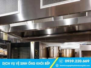 Liên hệ Clean Up tư vấn, hỗ trợ khảo sát thời điểm cần làm sạch ống khói nhà bếp