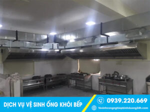 Dịch vụ vệ sinh ống khói bếp nhà hàng giá rẻ tại Quận 2