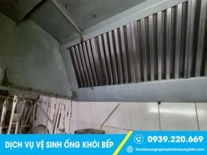 Dịch vụ vệ sinh ống khói bếp nhà hàng tại Quận 3 uy tín, chuyên nghiệp