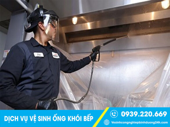 Hệ thống ống khói bếp, ống gió bếp bị cáu cặn tích tụ dầu mỡ