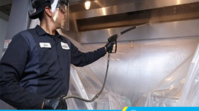 Hệ thống ống khói bếp, ống gió bếp bị cáu cặn tích tụ dầu mỡ