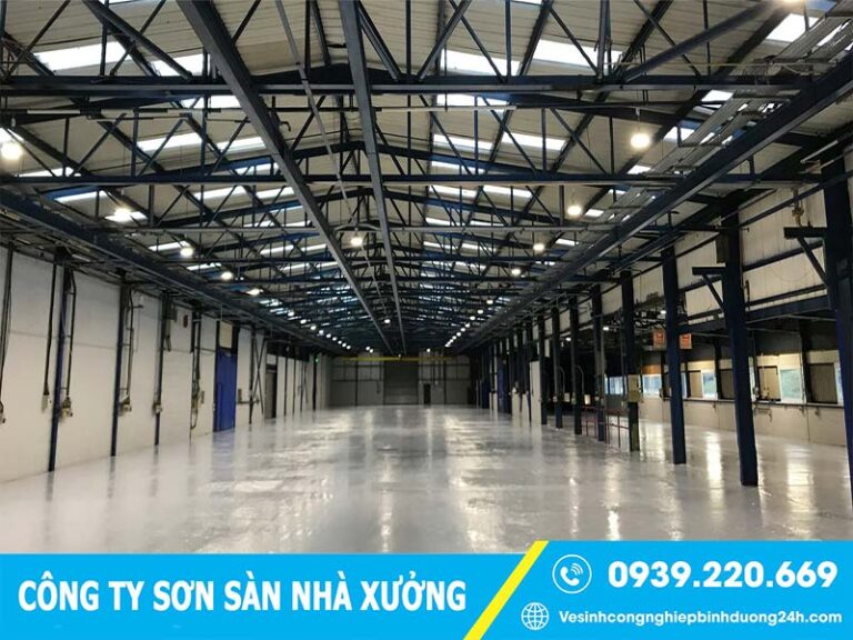 Clean Up - Công ty sơn sàn nhà xưởng tại Bình Dương Uy tín, Chuyên nghiệp