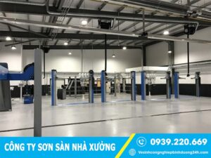 Sơn sàn nhà xưởng - Giải pháp lâu dài duy trì tính chắc chắn, thẩm mỹ cho công trình