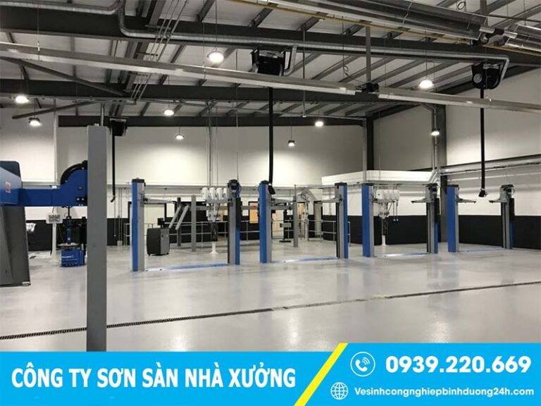 Sơn sàn nhà xưởng - Giải pháp lâu dài duy trì tính chắc chắn, thẩm mỹ cho công trình