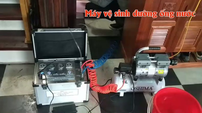 vệ sinh đường ống nước sinh hoạt ở Bình Dương
