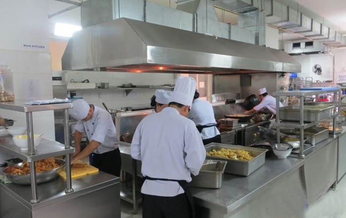 Quy trình vệ sinh bếp ăn công nghiệp